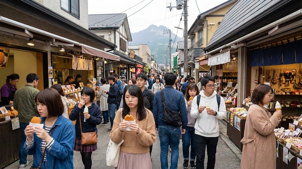 湯の坪街道を効率よく回るコツ