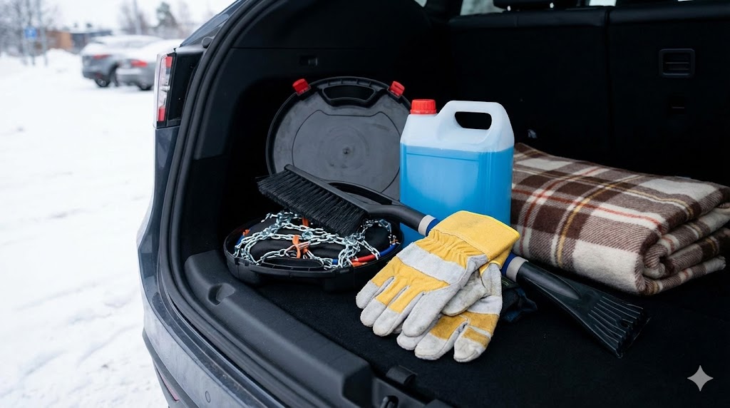 冬の蔵王を車で訪れる際の必須アイテムと注意点