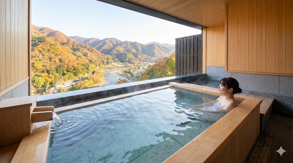 露天風呂やバイキングが人気の宿泊施設7選