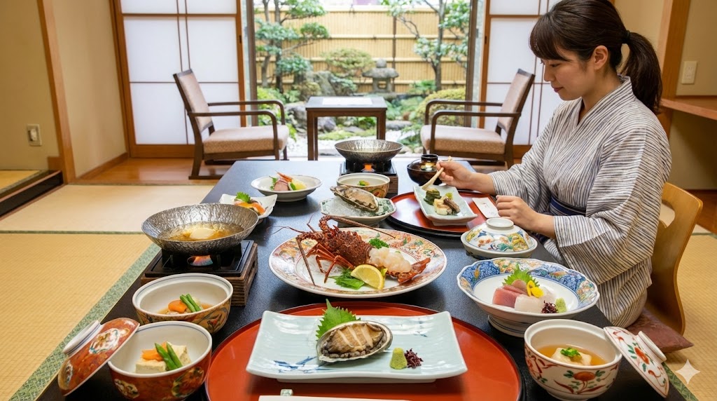 伊豆の幸を存分に味わえる豪華な本館特別室