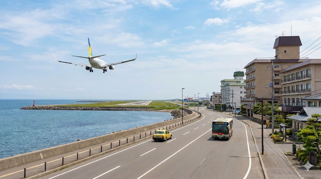函館空港から湯の川温泉までの具体的なアクセス手順