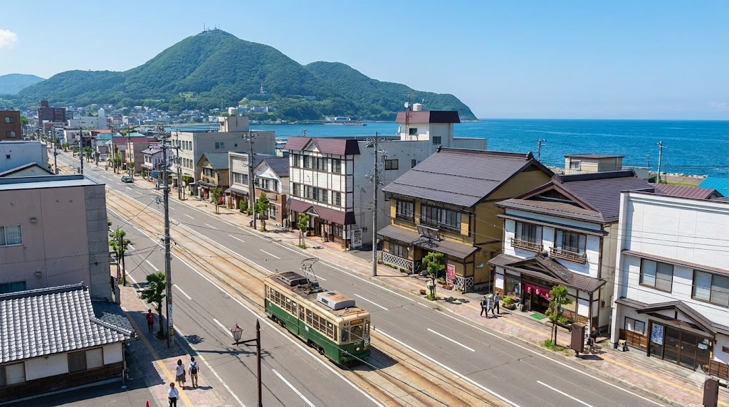 函館観光の拠点として最適な湯の川温泉の立地