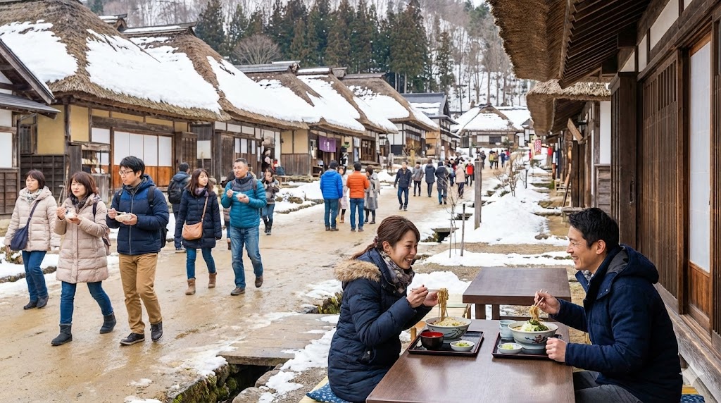 効率的な移動手段とランチ・周辺観光