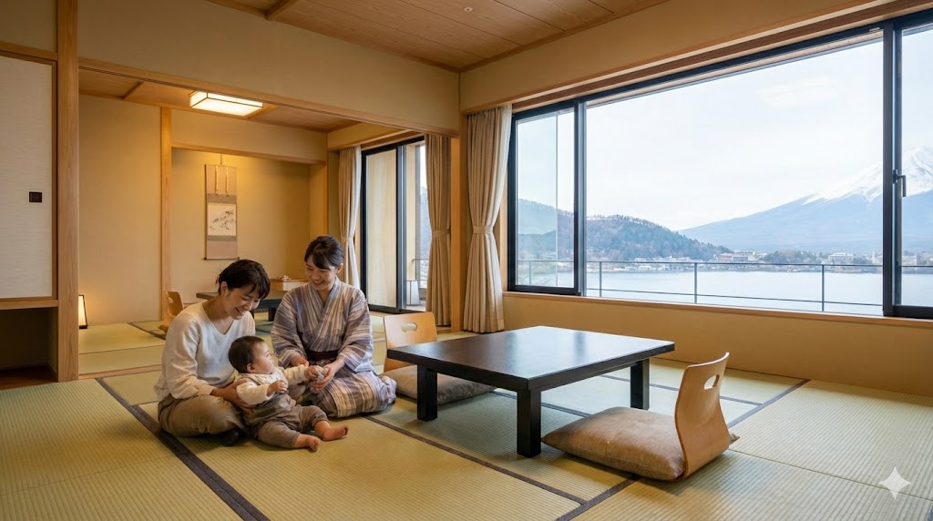 赤ちゃん連れも安心の富士レークホテル