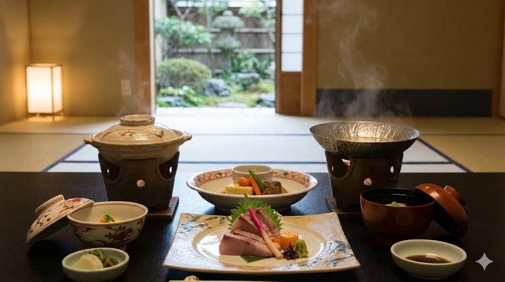 仙郷で味わう至高の料理と静寂な時間